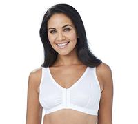 Eden House Ladies Pack of Two Front Fastening Bra Non Wired Magic Comfort Bra White 18