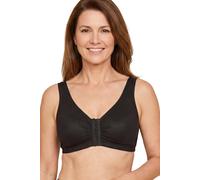 Eden House Women's Pack Of Two Original Front Fastening Magic Bras in Black | Size: 26 Eden House Black 26