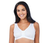 Eden House Women's Pack Of Two Original Front Fastening Magic Bras in White | Size: 22 Eden House White 22