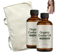 Eden Labs Castor Oil Detox Kit, Nourishing Non Greasy Moisturising