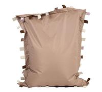 Eden Learning Spaces Children’s Sensory Touch Tags Bean Bag Floor Cushion, 125 x 100 cm, Large Kids Floor Cushion, Filled Sensory Tag Bean Bags for Boys and Girls, Natural