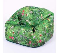 Eden Learning Spaces Explore Nature Summer Meadow Print Water-Resistant Classic Bean Bag for Nursery Educational Environments