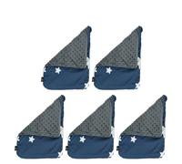 Eden Learning Spaces Kids Calm Sensory Star Print Weighted Lap Pads, Pack of 5, 1.5kg each