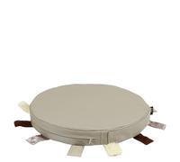 Eden Learning Spaces Kids Sensory Touch Tags Round Cushion, Natural | Carry Handle, Fidget Features, Durable Water-Resistant Fabric, use Indoors and Outdoors, For Nurseries and Schools