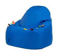 Eden Learning Spaces Primary Thrive Sensory Touch Tag Water-Resistant Bean Bag Chair, Blue