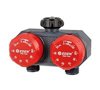 Eden Mechanical Watering Hose Timer for Lawn and Garden, 2-Zone Sprinkler Timer