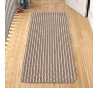 Eden Non Slip Washable Dirt Trapper Indoor Doormat - Kitchen Mats - Floor Mats - Beige 57X200 Cm
