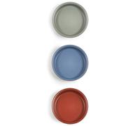 Purer Home X Eden Set Of 3 Ceramic Nibble Bowls 13Cm, Multi