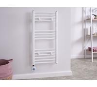 Eden Radium 600W Electric Towel Radiator In White With Smart Wifi Control