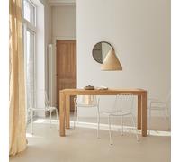 Eden - Rectangular solid teak table for 4-6 people Natural