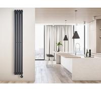 Eden Teppra 1200W Electric Vertical Radiator In Anthracite With Smart Wifi Control