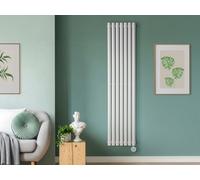 Eden Teppra 1200W Electric Vertical Radiator In White With Smart Wifi Control, 1800 X 420mm