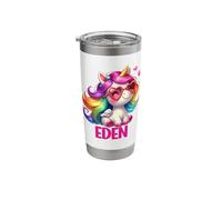Eden Unicorn Name Personalized Design Stainless Steel Insulated Tumbler