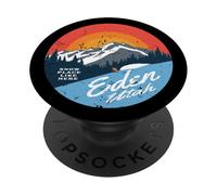 Eden Utah Winter Vacation Souvenir PopSockets Adhesive PopGrip