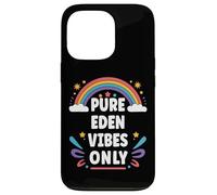 EDEN Vibes Only Cute Retro Girls EDEN Name Case for iPhone 13 Pro