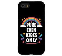 EDEN Vibes Only Cute Retro Girls EDEN Name Case for iPhone SE (2020) / 7/8