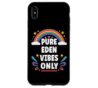 EDEN Vibes Only Cute Retro Girls EDEN Name Case for iPhone XS Max