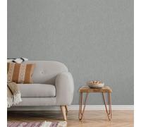 Muriva Ltd Muriva Eris Texture Grey Wallpaper, Grey
