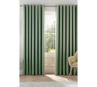 Helena Springfield 'Eden' Woven Lined Curtains in Light Green | Size: 228 cm width x 228 cm drop Helena Springfield Light Green 228 cm width x 228 cm drop