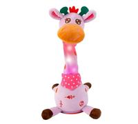 Edencomer Singing Dancing Giraffe Toy, Volume Control Talking Giraffe Speaking Toys for Baby Toddler Encourage Speech, Birthday Gifts for Kids Boys Girls (Purple)