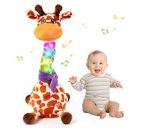 Edencomer Singing Dancing Giraffe Toy, Volume Control Talking Giraffe Speaking Toys for Baby Toddler Encourage Speech, Birthday Gifts for Kids Boys Girls (Spotted)