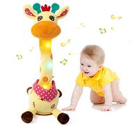 Edencomer Singing Dancing Giraffe Toy, Volume Control Talking Giraffe Speaking Toys for Baby Toddler Encourage Speech, Birthday Gifts for Kids Boys Girls