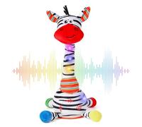 Edencomer Singing Dancing Zebra Toy, Volume Control Talking Zebra Speaking Toys for Baby Toddler Encourage Speech, Birthday Gifts for Kids Boys Girls