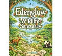 Edenglow Wildlife Sanctuary Coloring Book: A Maximalist World of Uncaged Animals, Living Landscapes, and Quiet Wonder