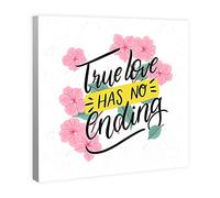 Edenpack Inspirational Quote Canvas Wall Art Motivational Quote Framed Prints Decor for Bedroom Kitchen Walls Office Hallway Woman Special Occasions Gift (Girl Power Design 6, 8''x8'')