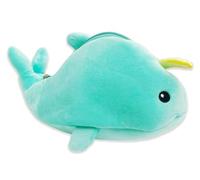 Edenpack Large Narwhal Pencil Case for Kids School Stationery Girls Pencil Makeup Pouch with Zip Closure Pen Storage Organiser Holder Lightweight