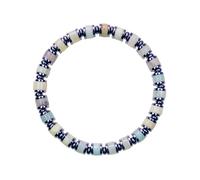 EDEN'S CALL Crystal Stone Bucket Bead Bracelet, 7.68in, Amazonite Gemstone