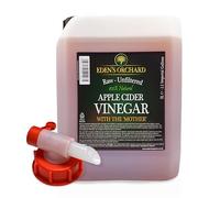 Eden's Orchard Apple Cider Vinegar with the Mother | Raw and Unfiltered | 5 Litre Jerry Can | Includes Jerry Can Tap | 1.1 Imperial Gallons | 5000ml