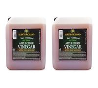 Eden's Orchard Apple Cider Vinegar with the Mother | Raw and Unfiltered | 5 Litre Jerry Can | Pack of 2 | Includes Jerry Can Tap | 10 Litres | 2.2 Imperial Gallons | 10,000ml
