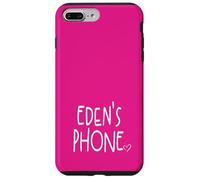 Eden's Phone Eden Personalized Name White Pink Case for iPhone 7 Plus/8 Plus