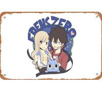 Edens Zero Anime 8x12 Vintage Retro Funny Beer Signs, Man Cave, Bar, BBQ, Garage, Cafe, Restaurant Wall Art Decor Metal Tin Sign