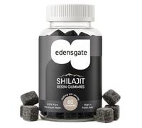 Edensgate Shilajit Gummies - Pure Himalayan Shilajit Supplement | Naturally Flavoured Chewable Gummies | Convenient Daily Wellness Support | 60 Gummies