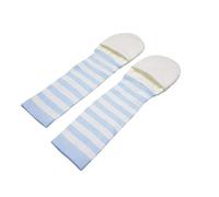 EDENSWEAR Zinc-Infused Baby Flip Mitten Sleeves for Eczema (Blue)