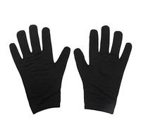 Edenswear zinc-Infused Eczema Tencel Moisturizing Gloves for Adult (L, Black)