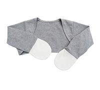 EDENSWEAR Zinc-Infused Mitten Sleeves for Kids with Eczema (Gray, 36 Month)