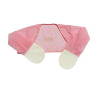 EDENSWEAR Zinc-Infused Summer Mesh Mitten Sleeves for Kids with Eczema (Pink, 6 Months)