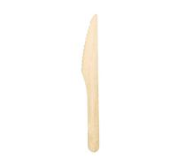 Edenware Strong Wooden Disposable Knife. ( Box of 1000 pcs.) (165 mm)