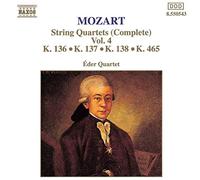 Eder 4Te – Mozart: String Quartets, K.136–138 & K.465, "Dissonance"