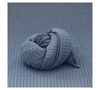 Ederafoto Newborn Photography Props Wrap Backdrop Set Baby Photography Toddler Photography Posing Textured Knit Fringe Waffle Sweater (Blue Backdrop with Wrap)