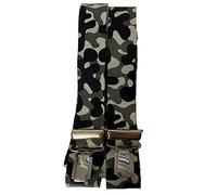 EDERER US Army Camouflage Braces in USA Military Army Design - 35 mm Wide in H-Shape with 4 Extra Strong Clips Austria/US Army Grey ST-043, Green, Länge 110 cm Breite 35 mm