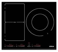 EDESA Induction Countertop | Model: EIM-6330 HT B | Vitroceramic 3 Spotlights | 9 Levels | Dimensions (W x D x H): 590 x 520 x 58 mm | Timer Selector 2300 W, Ceramic, Black