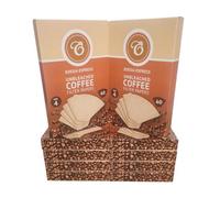 Edesia Espress 10 X 40 Size 4 Brown Coffee Filter Paper Cones