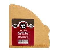 Edesia Espress 100 Size V02 Brown Coffee Filter Paper Cones, V Shaped, Compatible With Hario