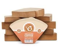 Edesia Espress 1000 Size 2 Brown Unbleached Coffee Filter Paper Cones