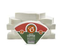 Edesia Espress 1000 Size 4 White Unbleached Coffee Filter Paper Cones