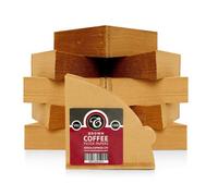 Edesia Espress 1000 Size V01 Brown Coffee Filter Paper Cones, V Shaped, Compatible With Hario Size 01